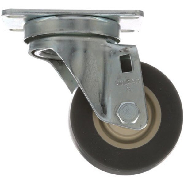Plate Mount Caster 3 W 2-3/8 X 3-5/8, Allpoints, Mfr#: 262372